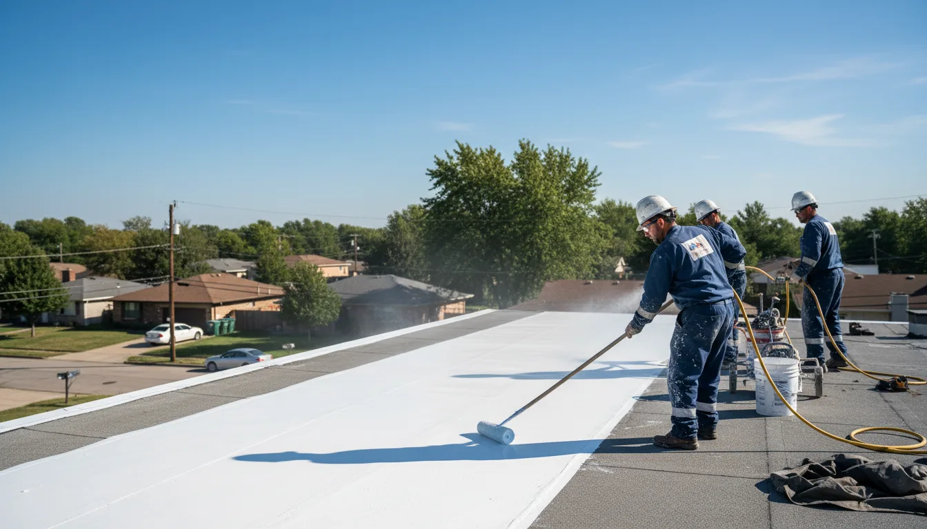 Commercial roof coating in Valley City, OH near me